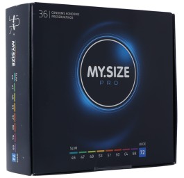 MY SIZE PRO préservatif 72mm 36 pce
