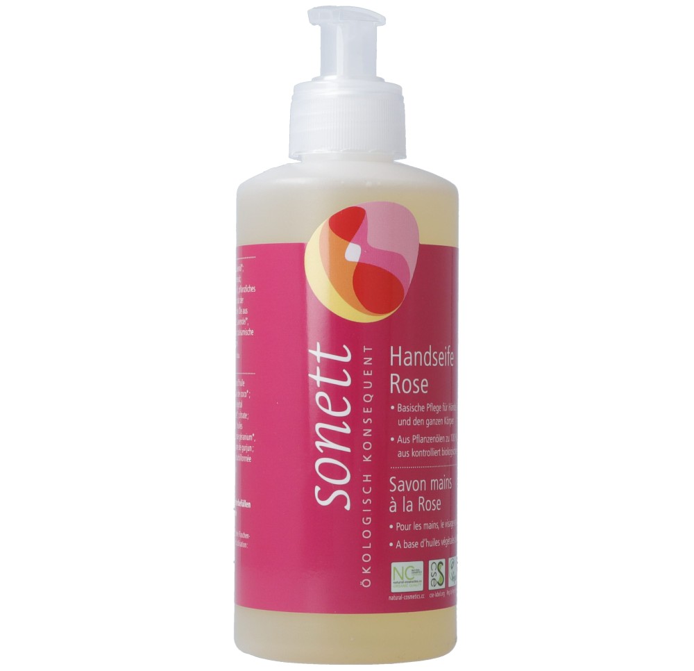 SONETT savon mains rose dist 300 ml SONETT savon mains rose dist 300 ml