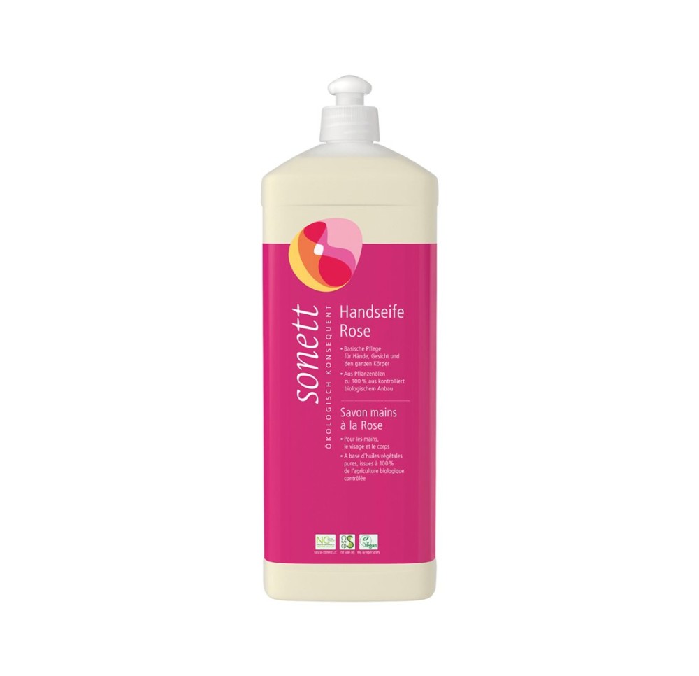 SONETT savon mains rose recharge 1 lt SONETT savon mains rose recharge 1 lt
