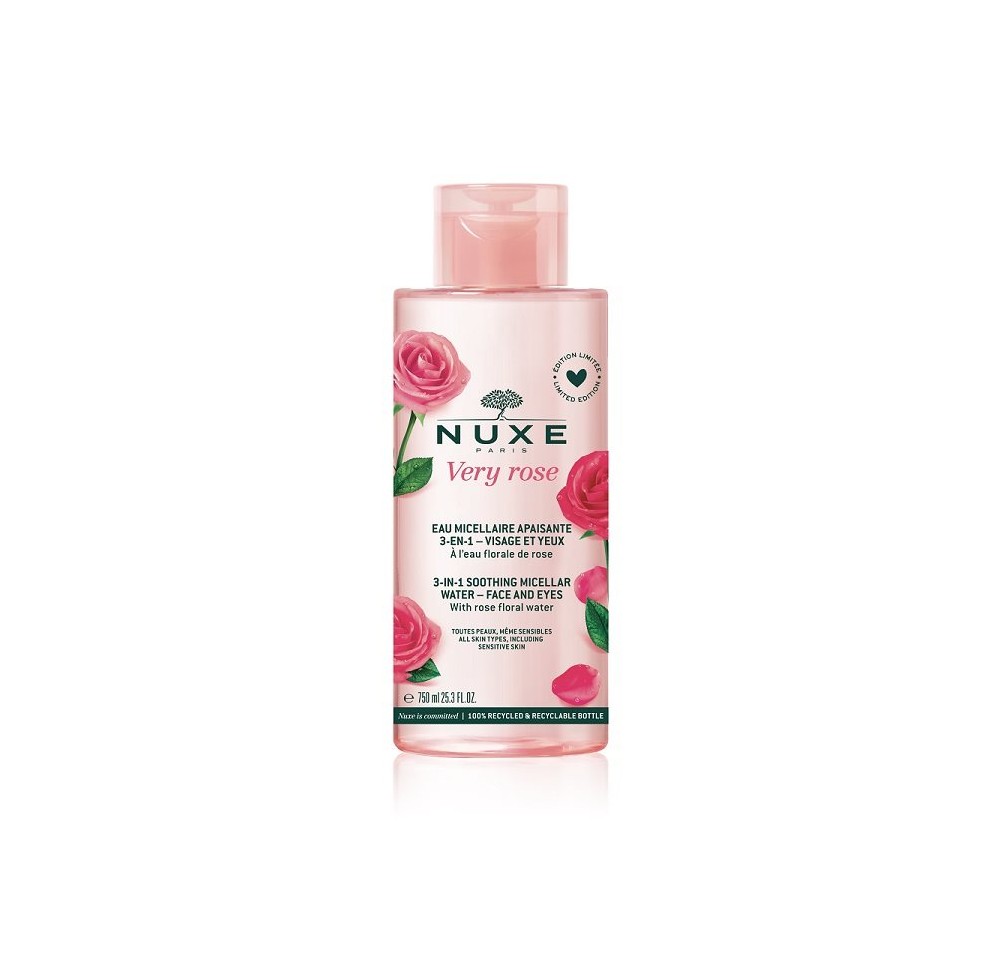 NUXE Very Rose Eau Micellaire Apais 750 ml NUXE Very Rose Eau Micellaire Apais 750 ml