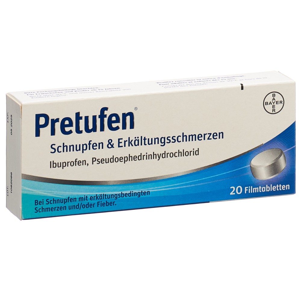 PRETUFEN rhume&douleurs liés refroidiss 20 pce PRETUFEN rhume&douleurs liés refroidiss 20 pce