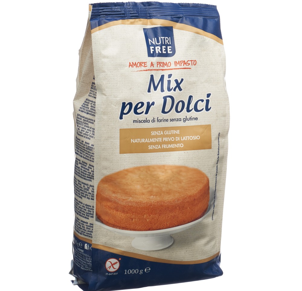 NUTRIFREE Mix Dolci méllang far sucr s glut 1000 g