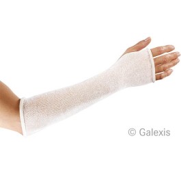 TG band tubulaire 6.5cmx20m blanc rouleau