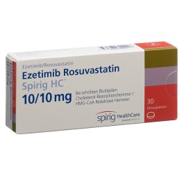 EZETIMIBE ROSUV Spirig HC cpr pell 10/10mg 30 pce