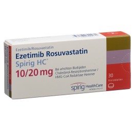 EZETIMIBE ROSUV Spirig HC cpr pell 10/20mg 30 pce