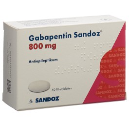 GABAPENTINE Sandoz cpr pell 800 mg 50 pce