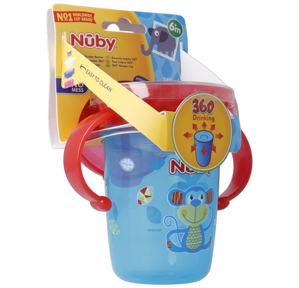 NUBY gobelet magique 360° 240ml av anses anti-gout
