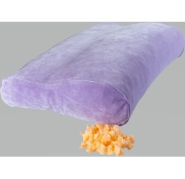 ELSA oreiller anato soft 50x11cm hou velours lilas