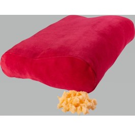 ELSA oreiller anato soft 50x11cm hou velours rouge