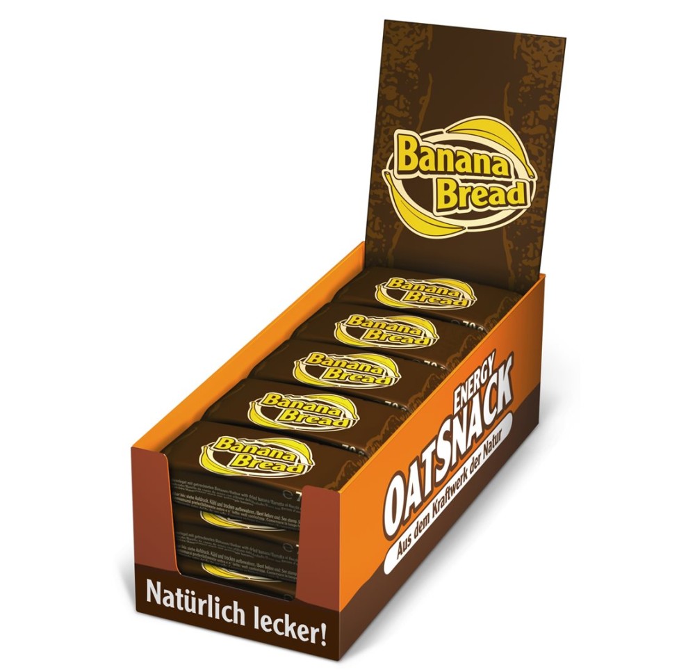 OATSNACK Energy Banana-Bread 15 x 70 g OATSNACK Energy Banana-Bread 15 x 70 g