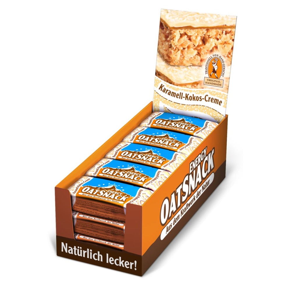 OATSNACK Energy Karamell-Kokos-Creme 15 x 65 g OATSNACK Energy Karamell-Kokos-Creme 15 x 65 g