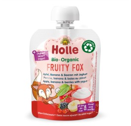 HOLLE Fruity Fox pomme banane&baies yaourt 85 g