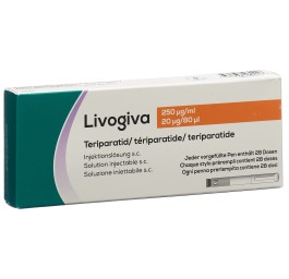 LIVOGIVA sol inj 20 mcg/80mcl stylo pré 2.7 ml