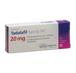 TADALAFIL Spirig HC cpr pell 20 mg 12 pce