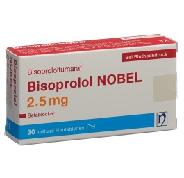BISOPROLOL NOBEL cpr pell 2.5 mg 30 pce