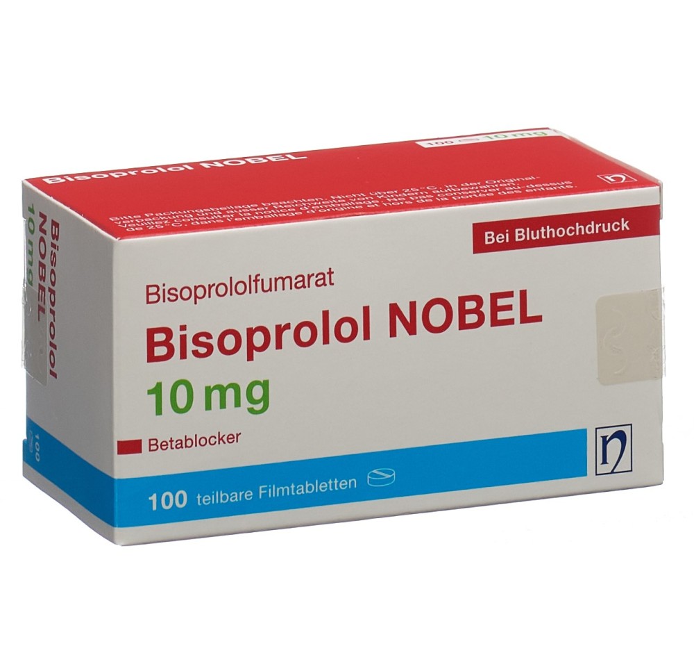 BISOPROLOL NOBEL cpr pell 10 mg 100 pce