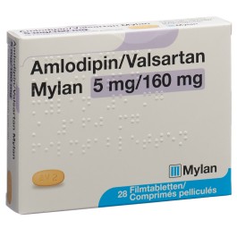 AMLODIPIN VALSARTAN Mylan cpr pell 5/160mg 28 pce