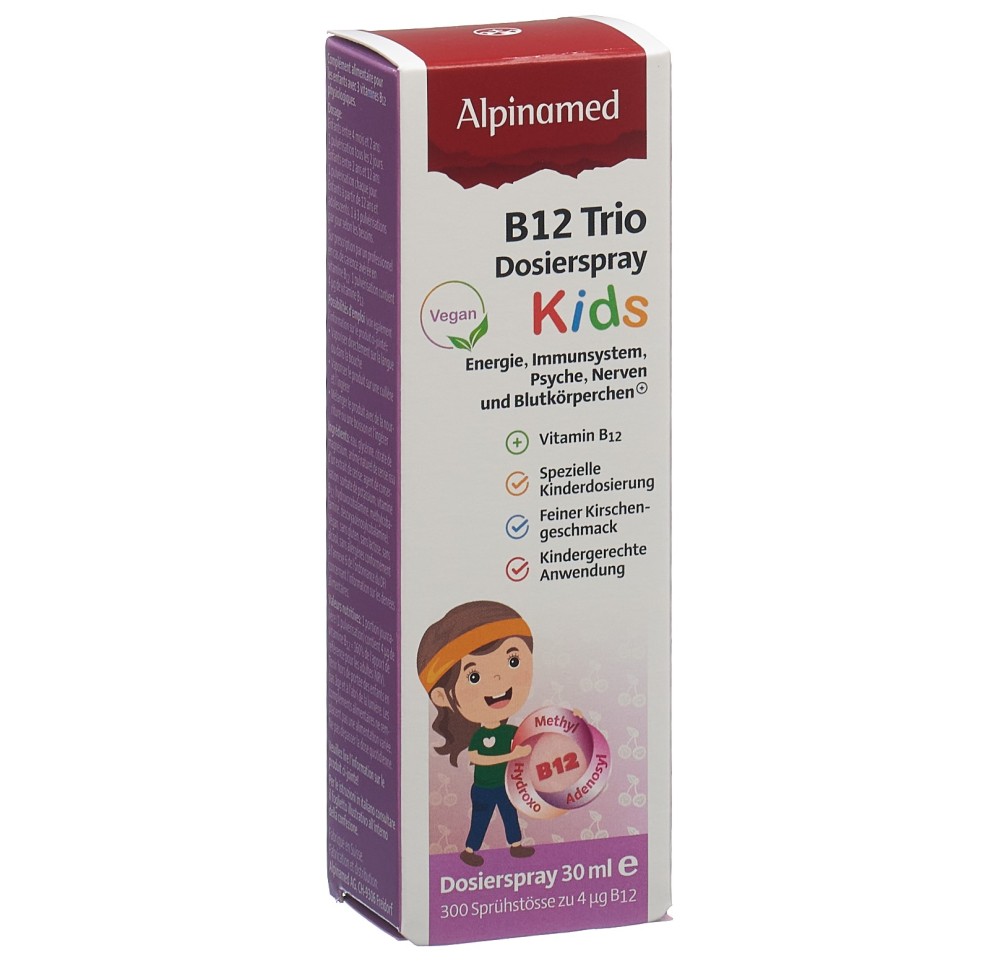 ALPINAMED B12 Trio spray doseur Kids fl 30 ml ALPINAMED B12 Trio spray doseur Kids fl 30 ml
