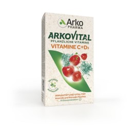 ARKOVITAL vitamine C + D3 cpr eff 20 pce