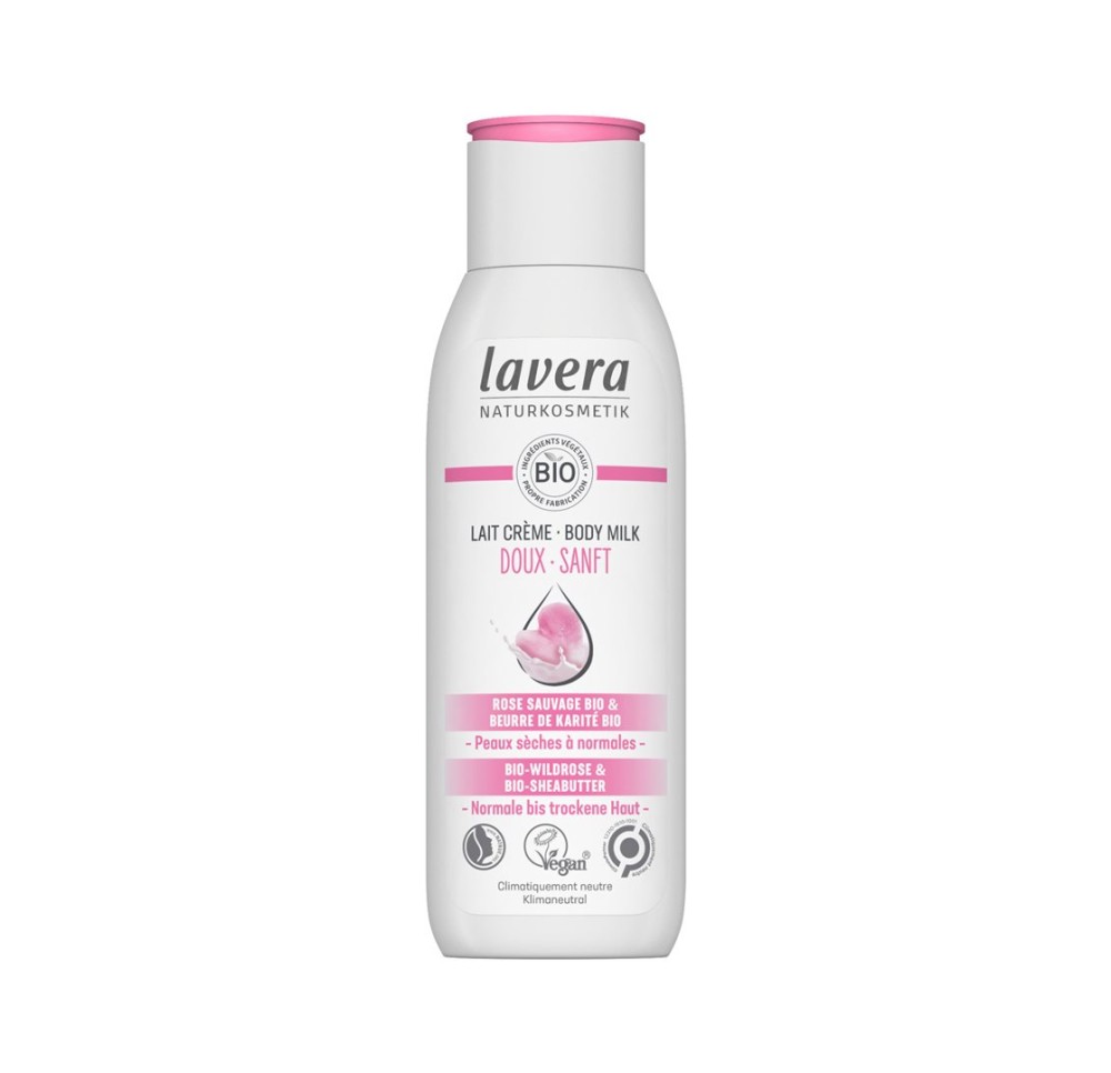 LAVERA lait corps doux rose sau&shea bio 200 ml