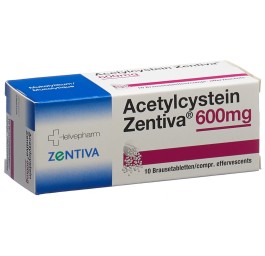 ACETYLCYSTEINE Zentiva cpr eff 600 mg 10 pce