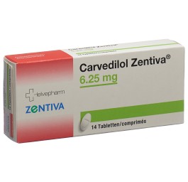 CARVEDILOL Zentiva cpr 6.25 mg 14 pce