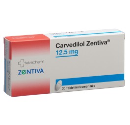 CARVEDILOL Zentiva cpr 12.5 mg 30 pce