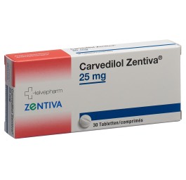 CARVEDILOL Zentiva cpr 25 mg 30 pce