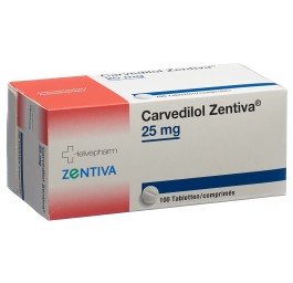CARVEDILOL Zentiva cpr 25 mg 100 pce
