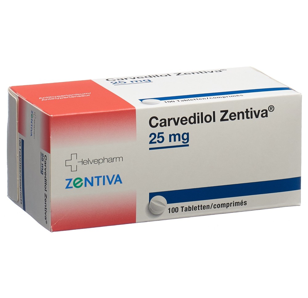 CARVEDILOL Zentiva cpr 25 mg 100 pce CARVEDILOL Zentiva cpr 25 mg 100 pce
