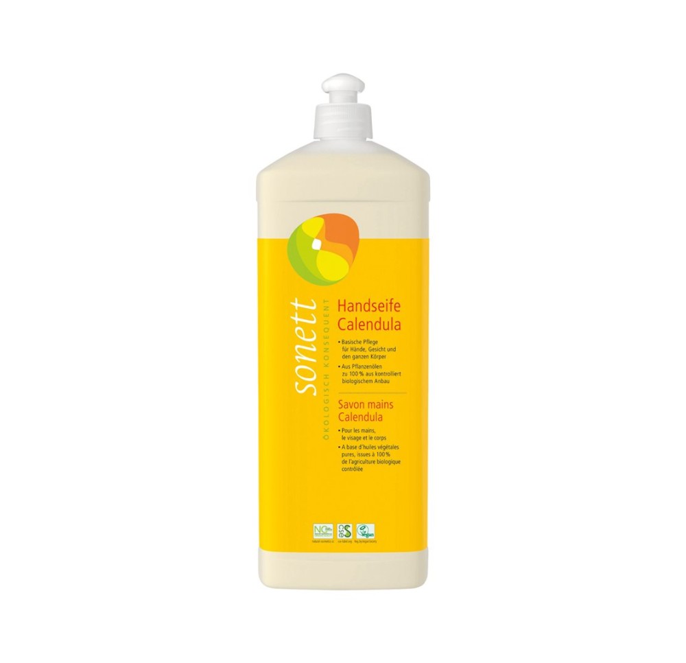 SONETT savon mains calendula recharge 1 lt SONETT savon mains calendula recharge 1 lt
