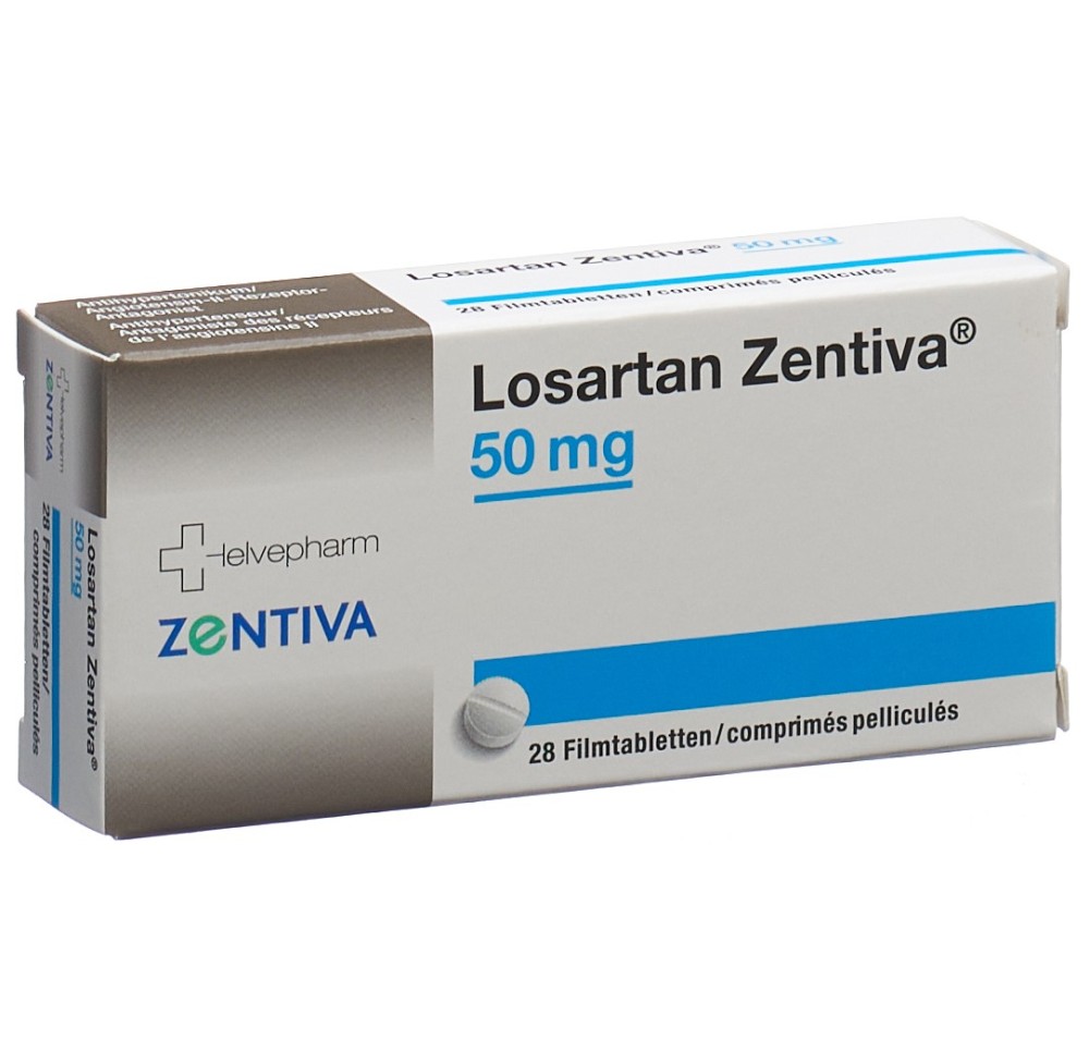 LOSARTAN Zentiva cpr pell 50 mg 28 pce LOSARTAN Zentiva cpr pell 50 mg 28 pce