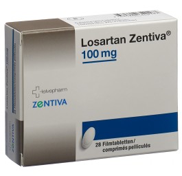 LOSARTAN Zentiva cpr pell 100 mg 28 pce
