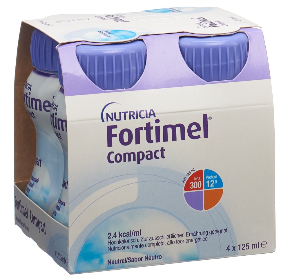 FORTIMEL Compact 2.4 kcal neutre 4 fl 125 ml