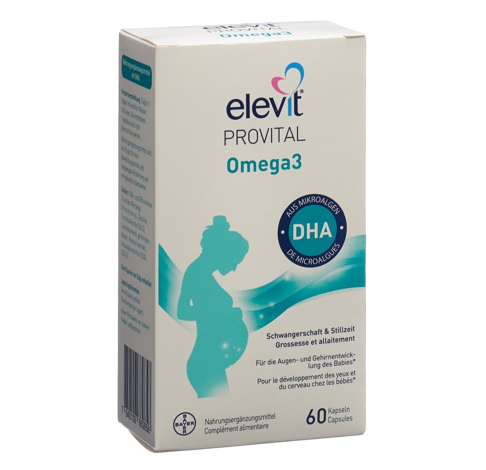 ELEVIT PROVITAL oméga3 caps 60 pce ELEVIT PROVITAL oméga3 caps 60 pce