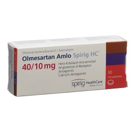 OLMESARTAN AMLO Spirig HC cpr pell 40/10mg 30 pce
