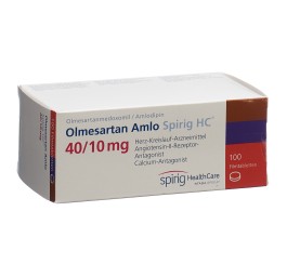 OLMESARTAN AMLO Spirig HC cpr pell 40/10mg 100 pce