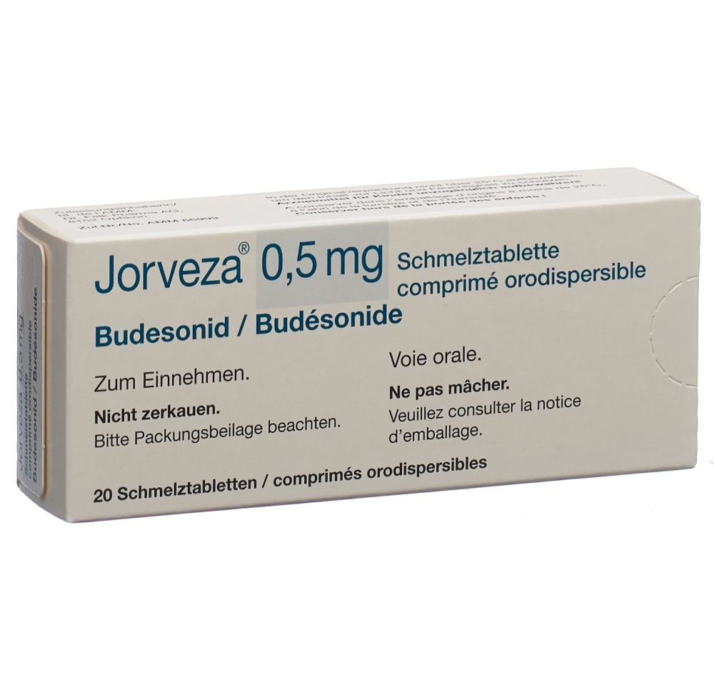 JORVEZA cpr orodisp 0.5 mg 20 pce JORVEZA cpr orodisp 0.5 mg 20 pce