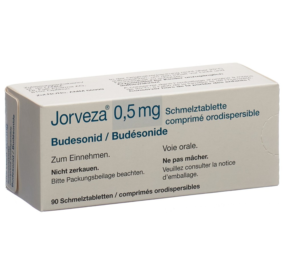 JORVEZA cpr orodisp 0.5 mg 90 pce JORVEZA cpr orodisp 0.5 mg 90 pce