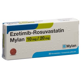 EZETIMIB ROSUVAST Mylan cpr pell 10mg/20mg 30 pce