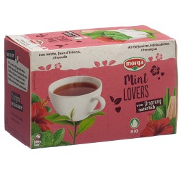 MORGA thé Mint Lovers a/p bio bourgeon sach 20 pce
