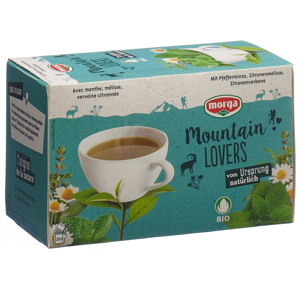 MORGA thé Mountain Lovers a/p bio bourgeon 20 pce MORGA thé Mountain Lovers a/p bio bourgeon 20 pce