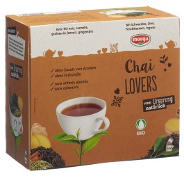MORGA thé Chai Lovers a/p bio bourgeon sach 50 pce