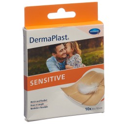DERMAPLAST Sensitive pans rapid 8x10cm ch 10 pce