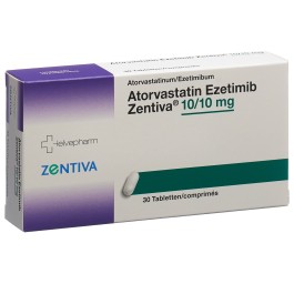 ATORVASTATIN Ezetimib Zentiva cpr 10/10mg 30 pce