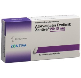 ATORVASTATIN Ezetimib Zentiva cpr 20/10mg 30 pce
