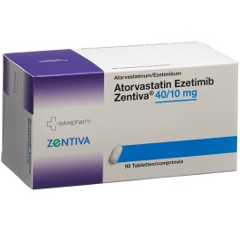 ATORVASTATIN Ezetimib Zentiva cpr 40/10mg 90 pce