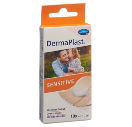 DERMAPLAST Sensitive pans rapid 4x10cm ch 10 pce