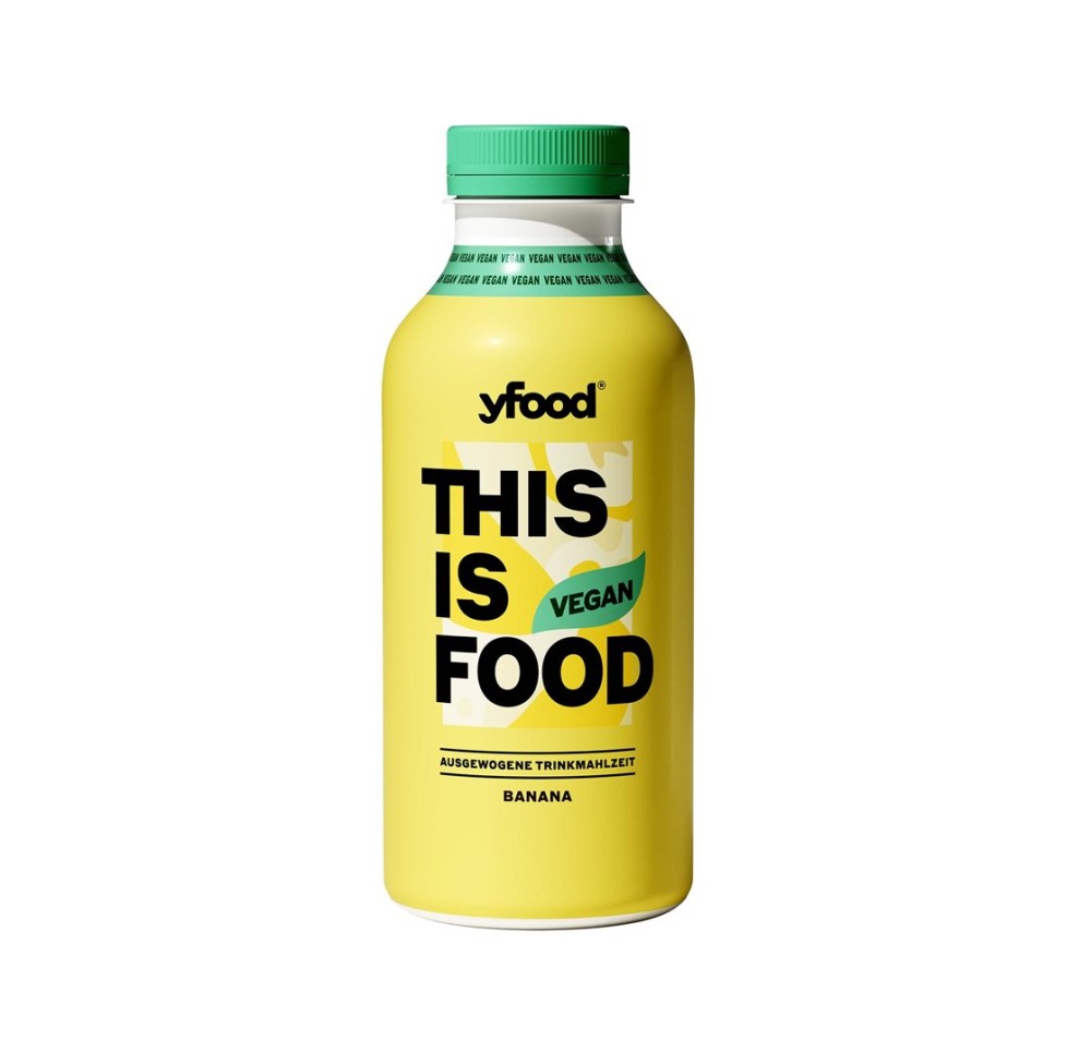 YFOOD repas à boire vegan banana fl 500 ml