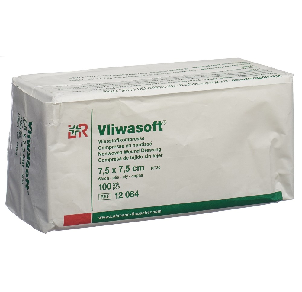 VLIWASOFT fibre n-tiss 7.5x7.5cm 6 c sach 100 pce